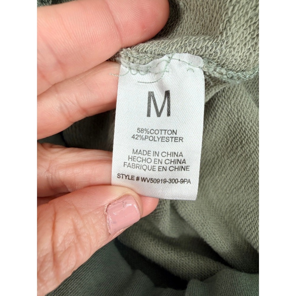 Sage Green Joggers Women Medium Drawstring Lounge Sweatpants Bearpaw - Picture 10 of 16